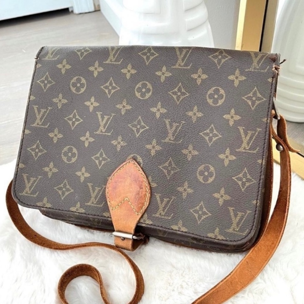 Vintage Louis Vuitton Monogram Cartouchiere